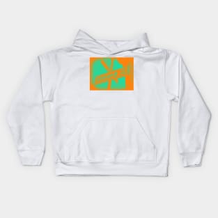 Almond Avenue, Long Beach, CA TANGO Orange by Mistah Wilson Kids Hoodie